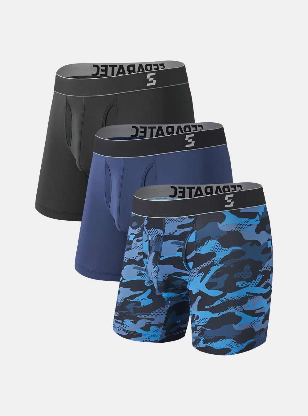 DryMotion Quick Dry Performance Boxer Briefs 3 Pack