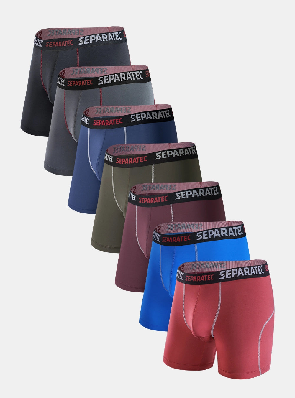 Quick Dry Athletic Boxer Briefs 7 Pack