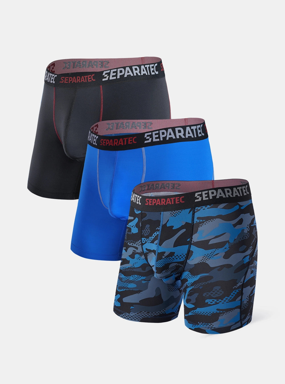Quick Dry Athletic Boxer Briefs 3 Pack