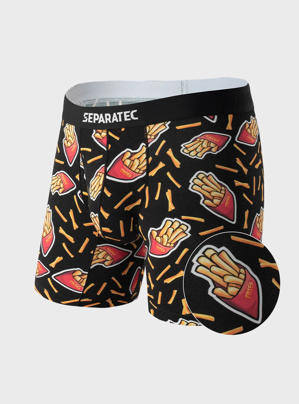 FunVibes - CradleFit Pouch Halloween Printed Bamboo Open Fly Boxer Briefs 1 Pack