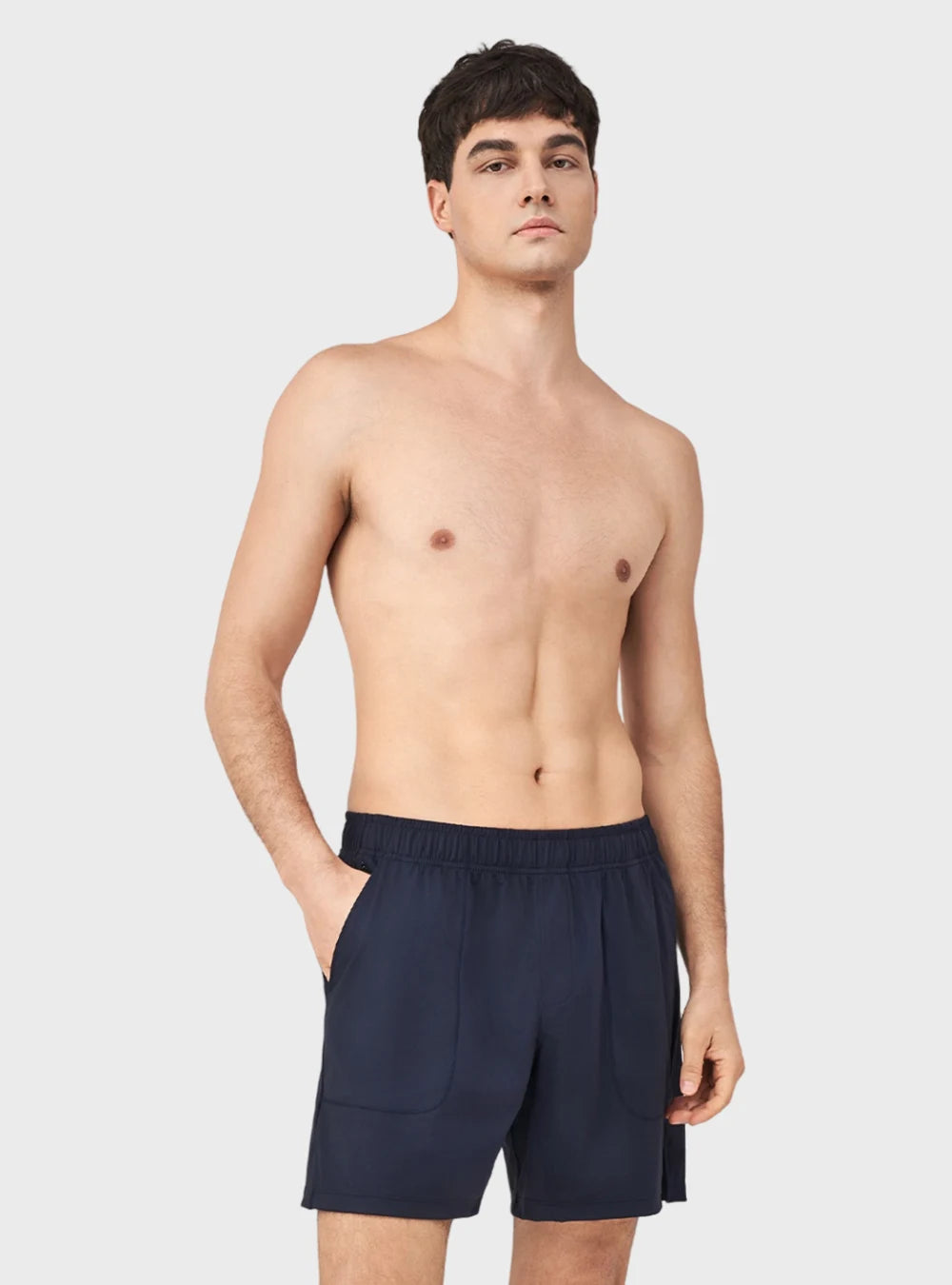 4D Stretch Quick Dry Training No Liner Shorts with Secure Pocket 1 Pack