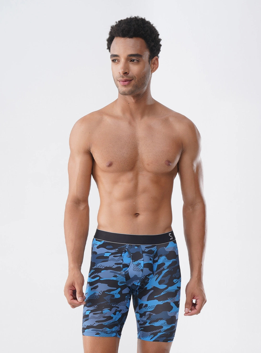 DryMotion Quick Dry Performance 9" Long Leg Boxer Briefs 3 Pack